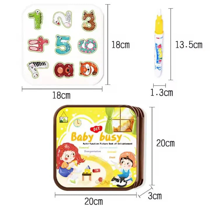 Livre d'histoires magiques Montessori 2 en 1