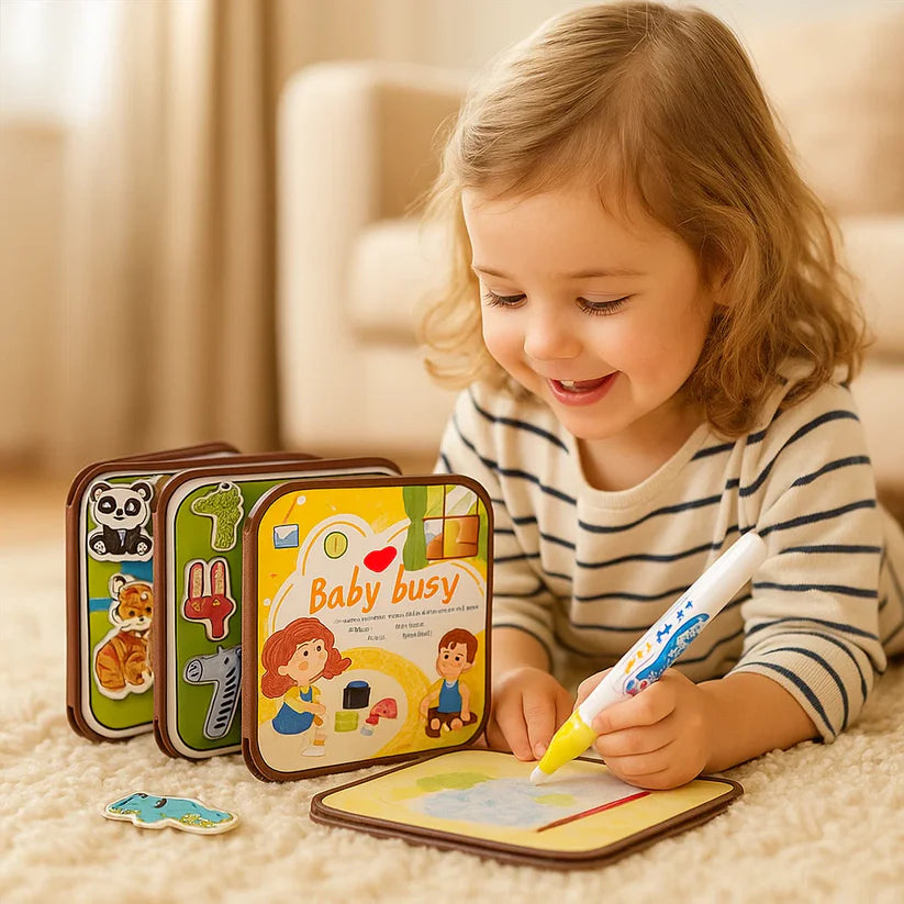 Livre d'histoires magiques Montessori 2 en 1