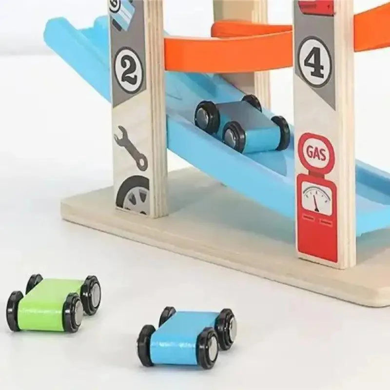 Circuit Éducatif Voiture Montessori en Bois